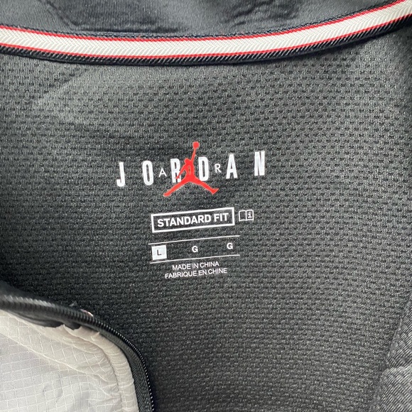 Nike Jordan Air Mens 1/2 Zip Vest Size Large Black CU1344-010 Size Large NWT - Picture 4 of 6